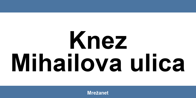 SBB kontakt telefon i poslovnice Knez Mihailova ulica