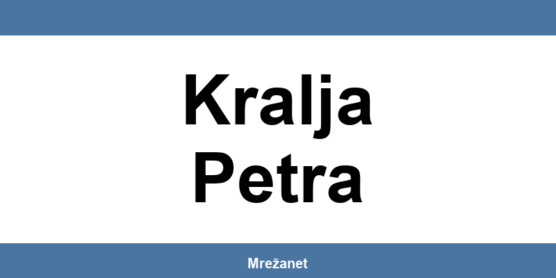 SBB kontakt telefon i poslovnice Kralja Petra